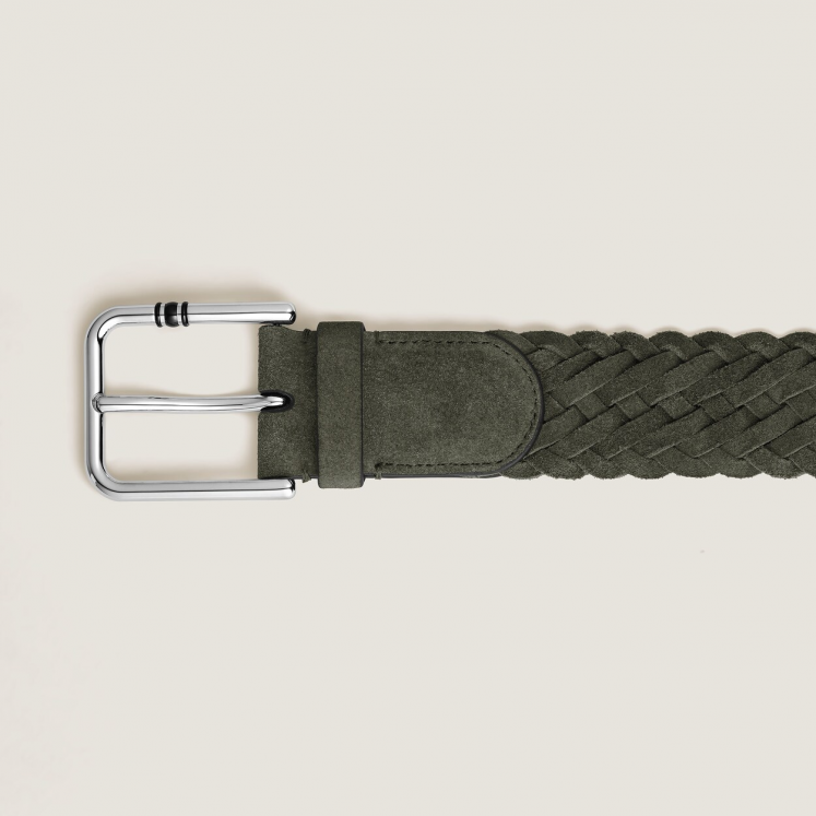 Ceinture 35 mm en Daim avec Boucle Carrée Meisterstück M