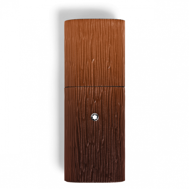 Étui pour 2 Instruments d'Écriture en Cuir Corteccia Sfumato