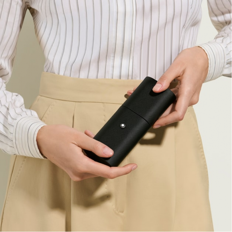 Étui pour 2 Instruments d'Écriture en Cuir Sartorial