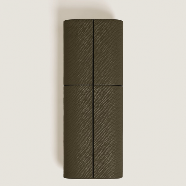 Étui pour 2 Instruments d'Écriture en Cuir Sartorial