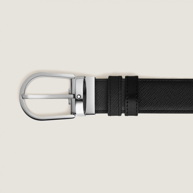 Ceinture Réversible Horseshoe 35 mm en Cuir Sartorial