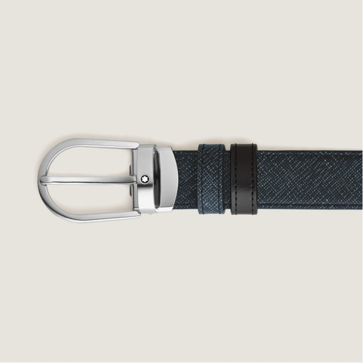 Ceinture Réversible Horseshoe 30 mm en Cuir Sartorial