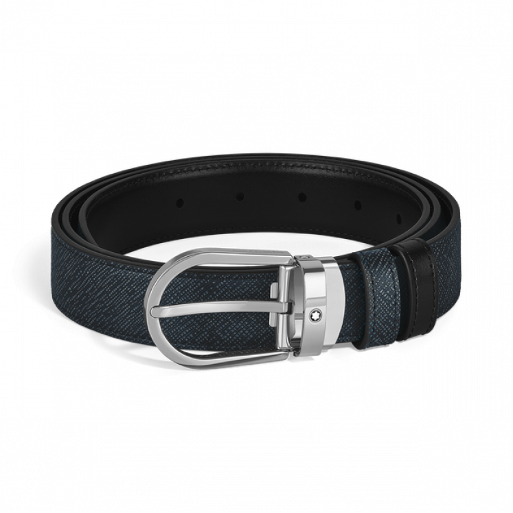 Ceinture Réversible Horseshoe 30 mm en Cuir Sartorial