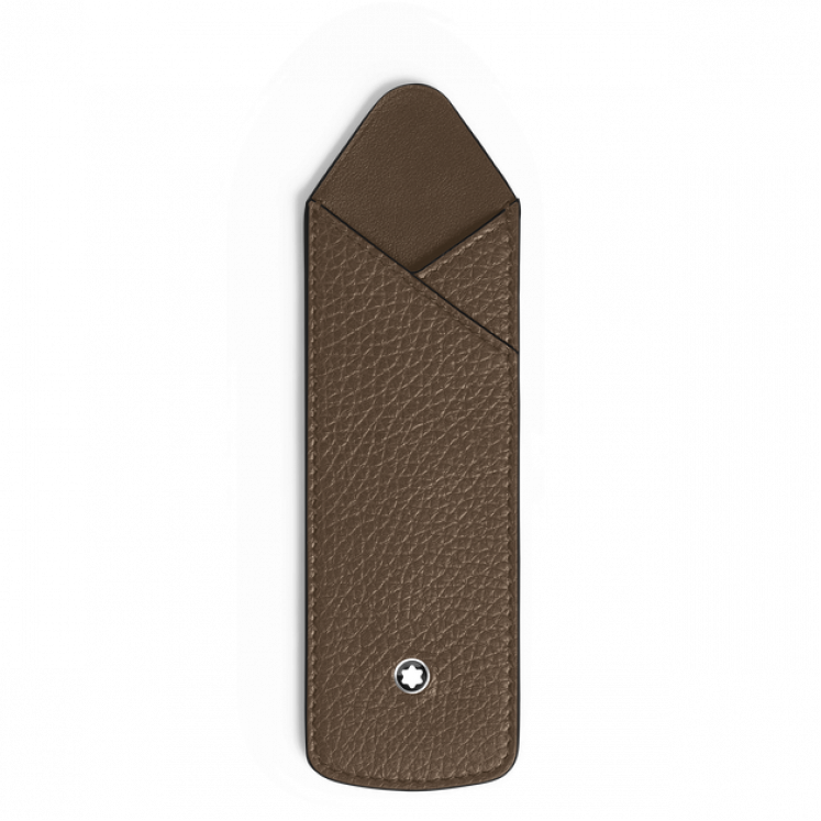 Étui Fin pour 1 Instrument d'Écriture en Cuir Grainé