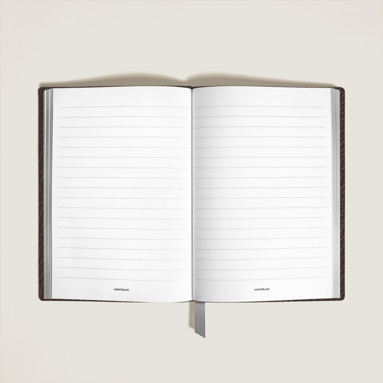 Carnet Petit Format en Cuir Grainé, Pages Lignées