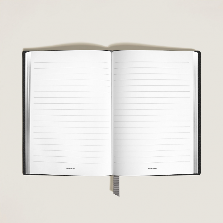 Carnet Moyen Format en Cuir Grainé, Pages Lignées