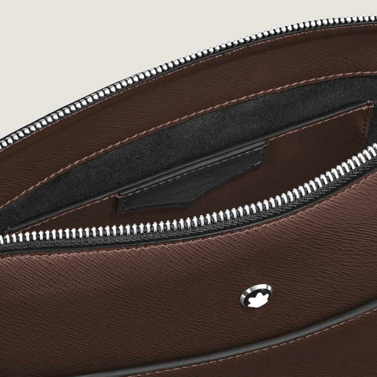 Sac Messenger Vertical en Cuir Sartorial