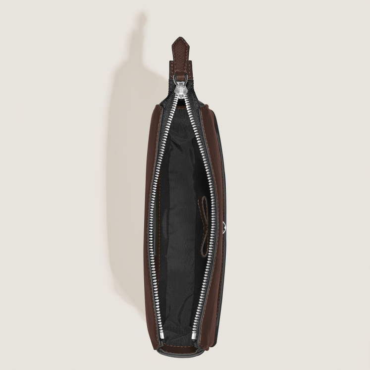 Sac Messenger Vertical en Cuir Sartorial