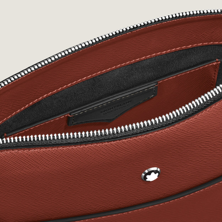 Sac Messenger Vertical en Cuir Sartorial