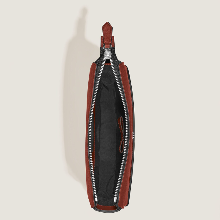Sac Messenger Vertical en Cuir Sartorial
