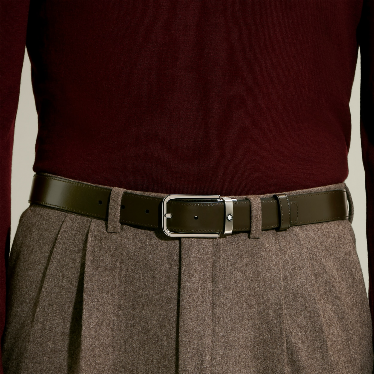 Ceinture Réversible 30 mm à boucle Rectangulaire en Cuir Meisterstück