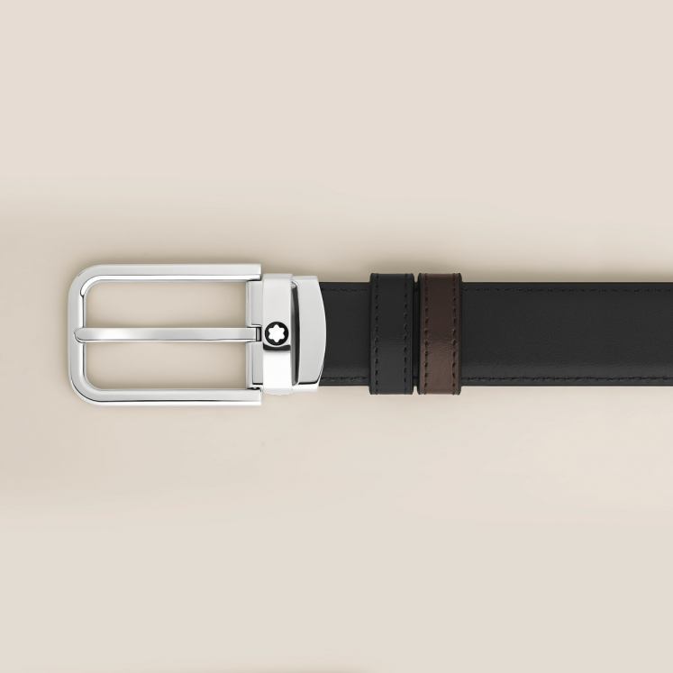 Ceinture Réversible 30 mm à boucle Rectangulaire en Cuir Meisterstück