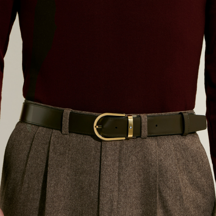 Ceinture Réversible Fer à Cheval 35 mm en Cuir Meisterstück