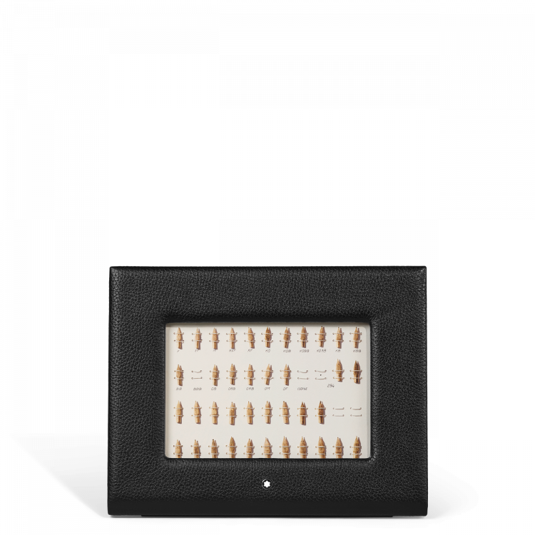 Cadre Photo Horizontal en Cuir Grain&eacute;
